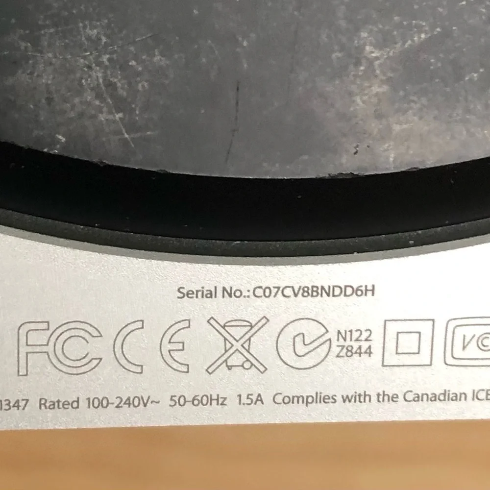 Apple Silver Mac mini with Black Apple Logo